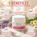 Déodorant crème bio Florame hypoallergénique sans aluminium, protection 24h peau sensible