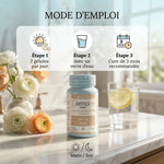 Dermoline Hydric 60 gélules anti-âge LT Labo avec mode d'emploi et instructions de dosage
