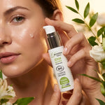 Dermoline Hydric Serum bio LT Labo application sur peau hydratée et lumineuse