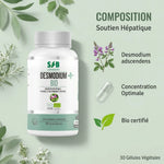 Desmodium Plus Bio gélules SFB avec composition botanique et certification bio