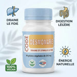 Desmomarie complément vegan en gélules avec bénéfices pour foie, digestion et énergie naturelle