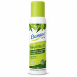 Désodorisant spray Etamine du Lys 125ml, flacon vert et blanc sur fond blanc