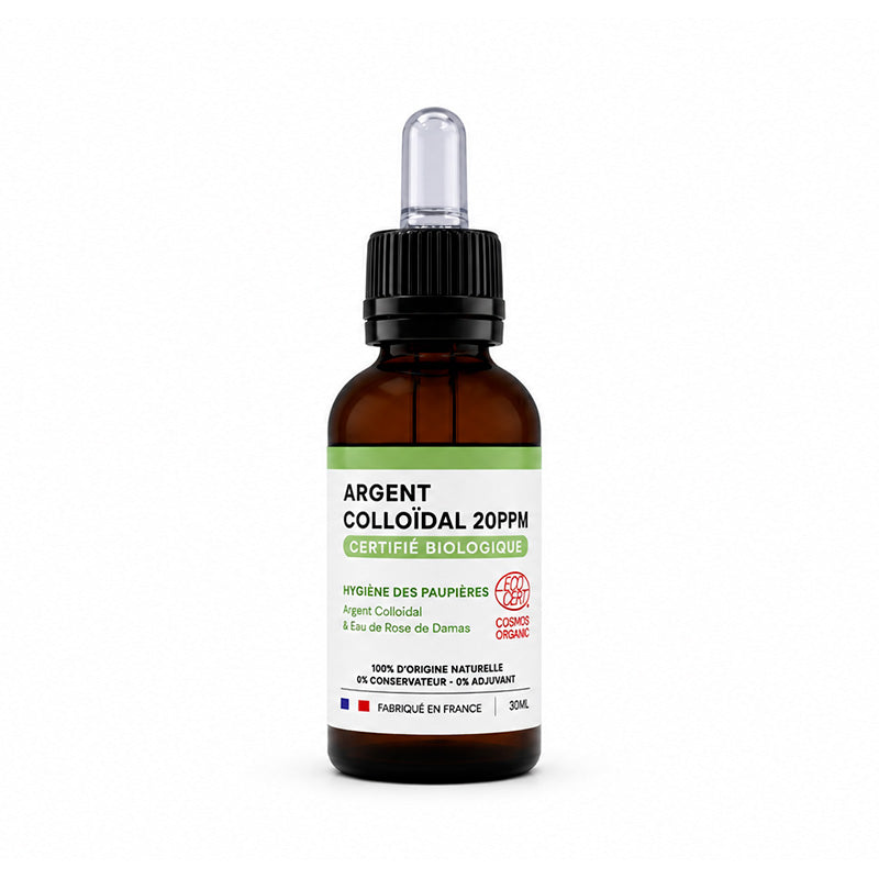 Argent colloïdal - Hygiène paupière certifié bio - 30 ml - Dr Theiss