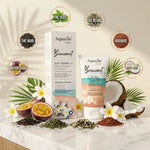 Crème bronzante Aquatéal anti-âge avec ingrédients naturels thé et fruits exotiques