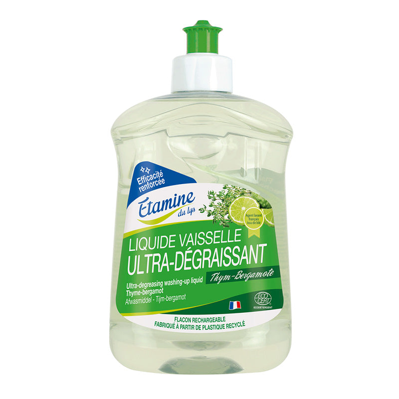 Liquide Vaisselle Ultra Dégraissant Thym-Bergamote - Etamine du Lys