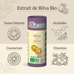 Flacon Extrait Bilva Bio Ayurvana avec fruits et ingrédients naturels - Supplément vegan certifié