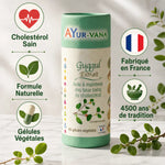 Guggul vegan Ayur-Vana en gélules avec bénéfices : cholestérol, formule naturelle, fabrication française