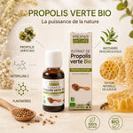 Extrait de Propolis verte BIO Hydroalcoolique Propos'Nature avec ingrédients naturels et certification biologique