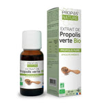 Extrait de Propolis verte BIO Hydroalcoolique Propos'Nature bouteille et emballage
