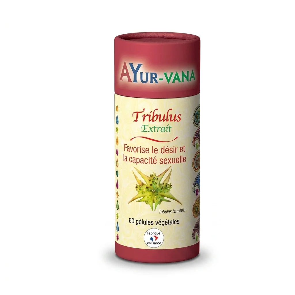 Extrait Tribulus Vegan Ayurvana en gélules - Complément alimentaire naturel