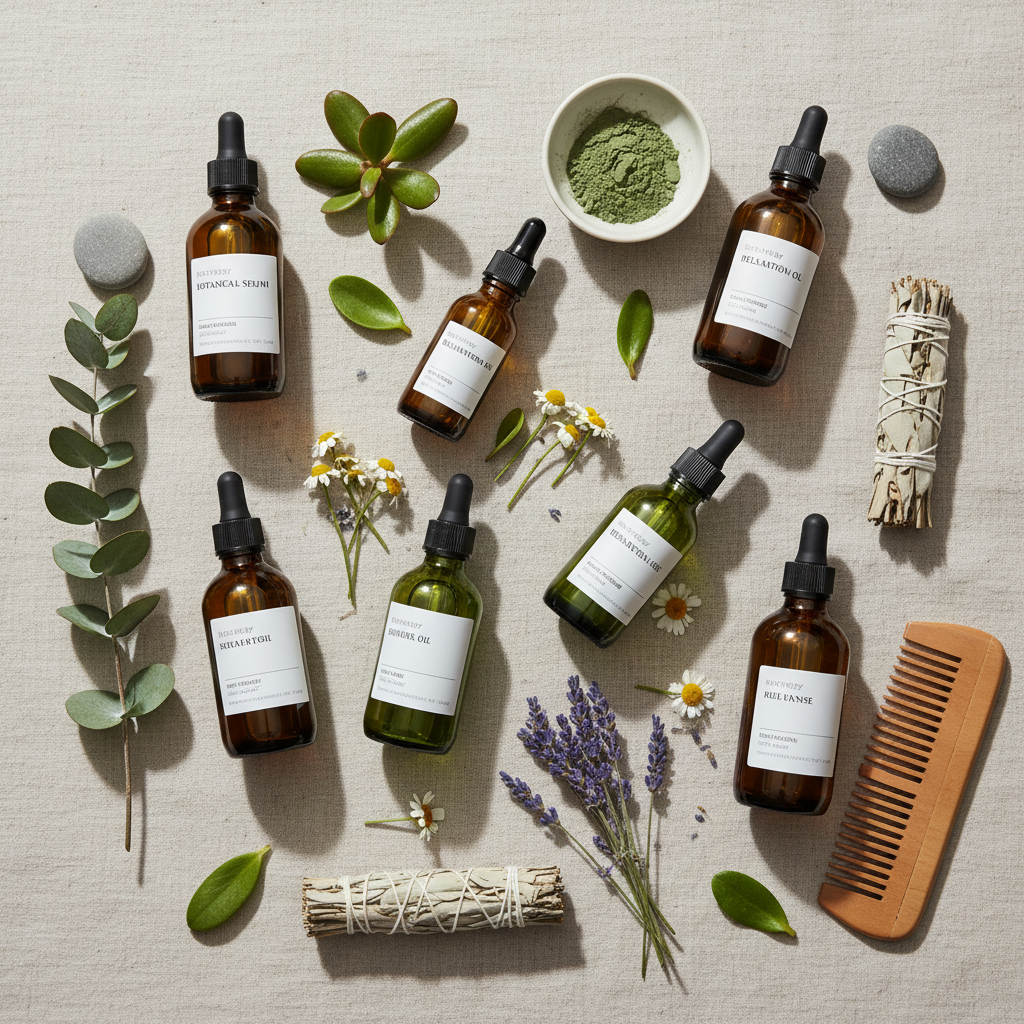 Flat lay wellness