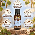 Fleur de Bach Aspen Biofloral granules avec bénéfices : sérénité, calme des peurs et confiance intérieure