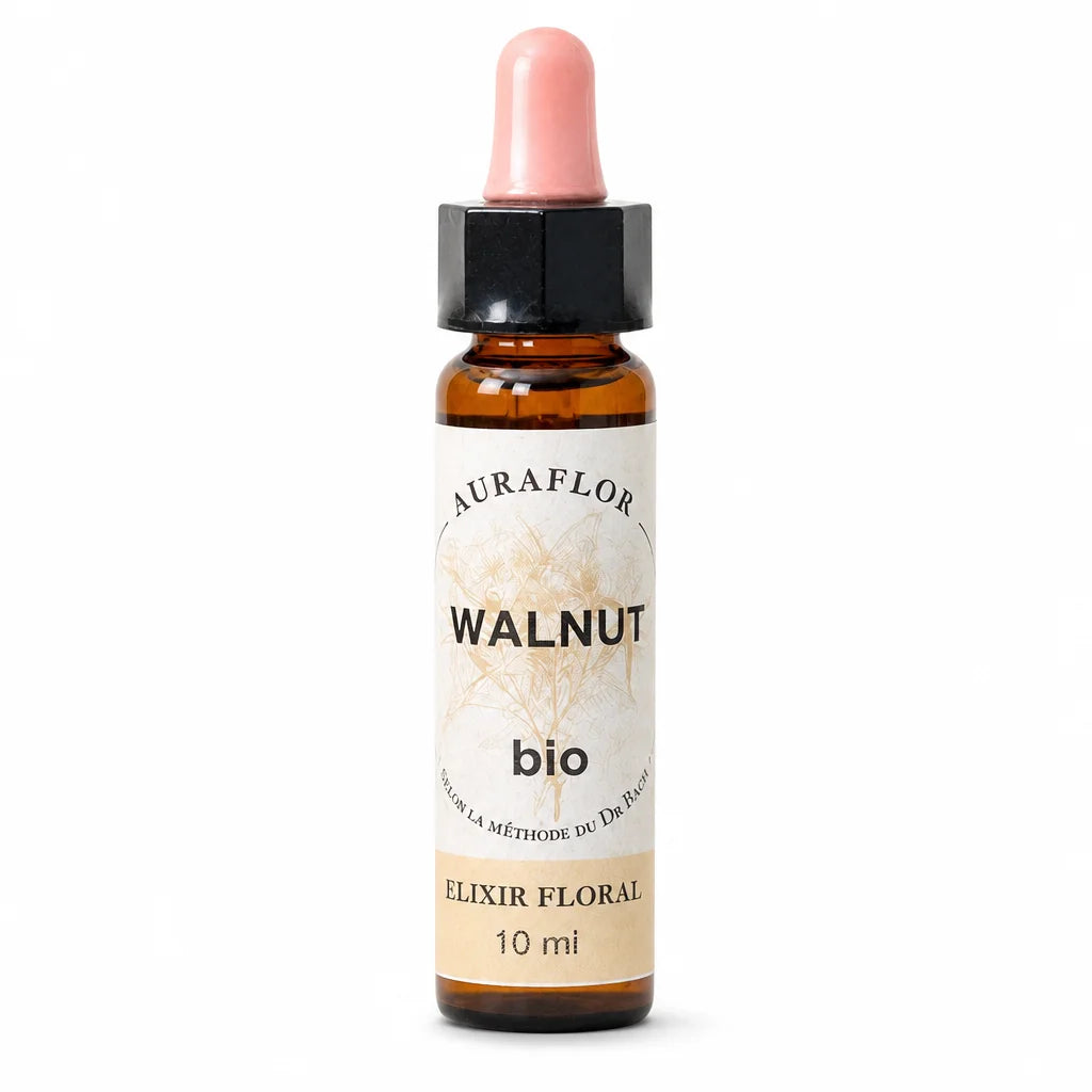 Fleurs de Bach Bio Noyer en compte-goutte - Élixir floral Auraflor 10ml