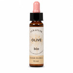 Fleurs de Bach Bio Olivier en compte-gouttes 10ml Auraflor, flacon verre ambré