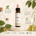 Fleur de Bach Orme bio en flacon compte-gouttes avec composition et ingrédients