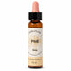 Flacon compte-gouttes 10ml Fleurs de Bach Pin Sylvestre bio Auraflor fond blanc