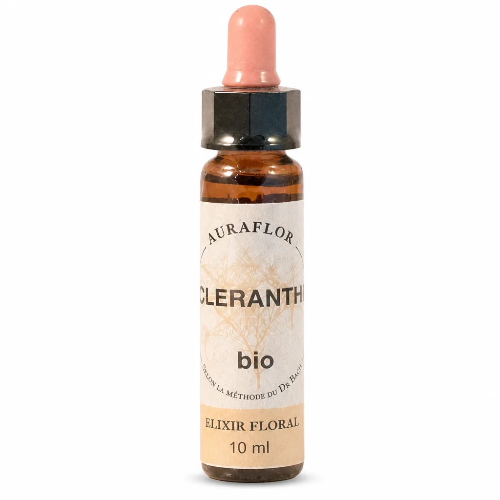 Flacon compte-gouttes Auraflor Scleranthe Bio 10ml - Fleurs de Bach biologiques
