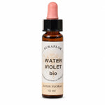 Fleur de Bach Violette d'eau bio en flacon compte-gouttes verre brun