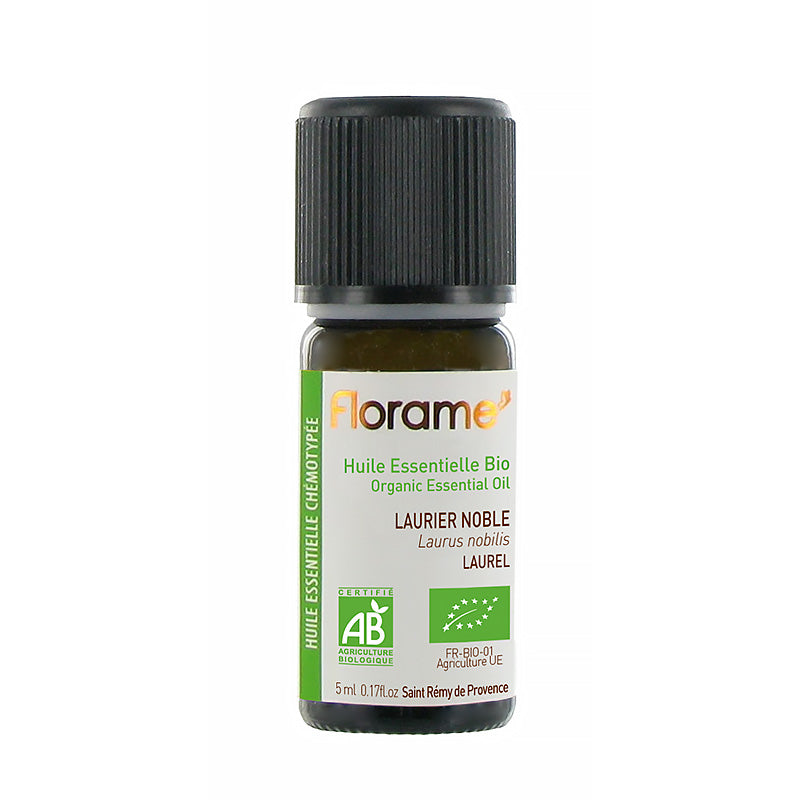Huile essentielle bio de Laurier noble de 5 ml de la marque Florame