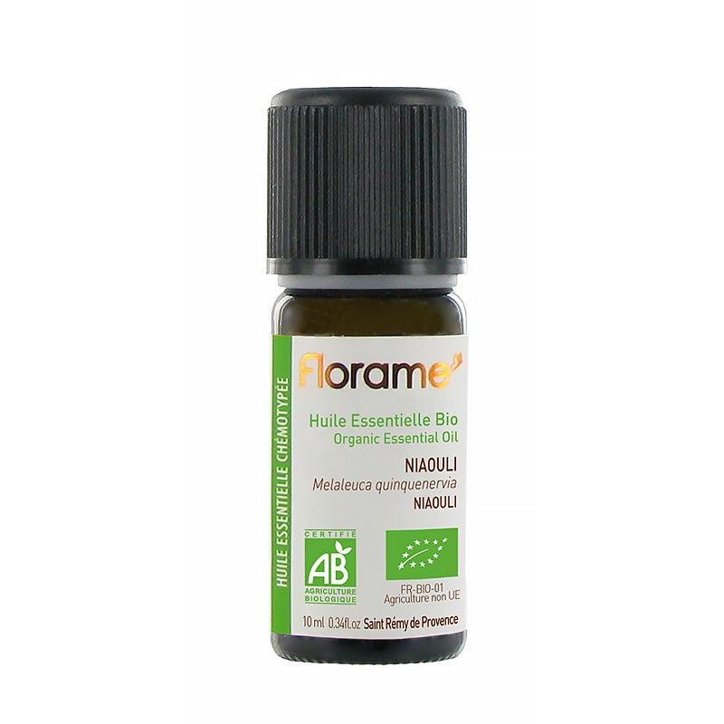 Huile essentielle bio de Niaouli de 10 ml de Florame.