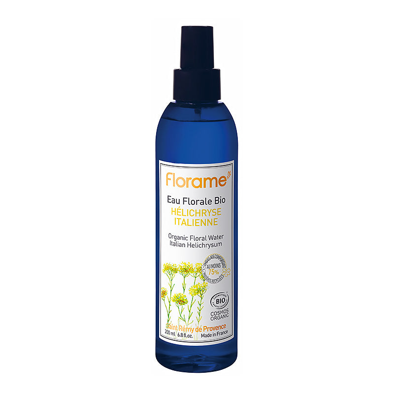Eau florale d'Hélichryse italienne certifiée bio de 200 ml de la marque Florame.