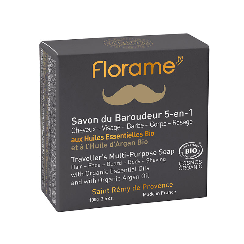 Savon du Baroudeur 5 en 1 certifié bio – Florame