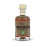 Garam Masala bio Ayurvana en pot verre avec étiquette rouge, épices organiques de qualité