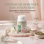 Gattilier 250mg en gélules - Extrait de semences pour équilibre féminin