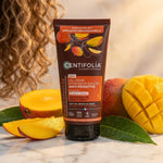 Gel Crème Définisseur Boucles Centifolia 2en1 avec mangue et fruits botaniques sur marbre