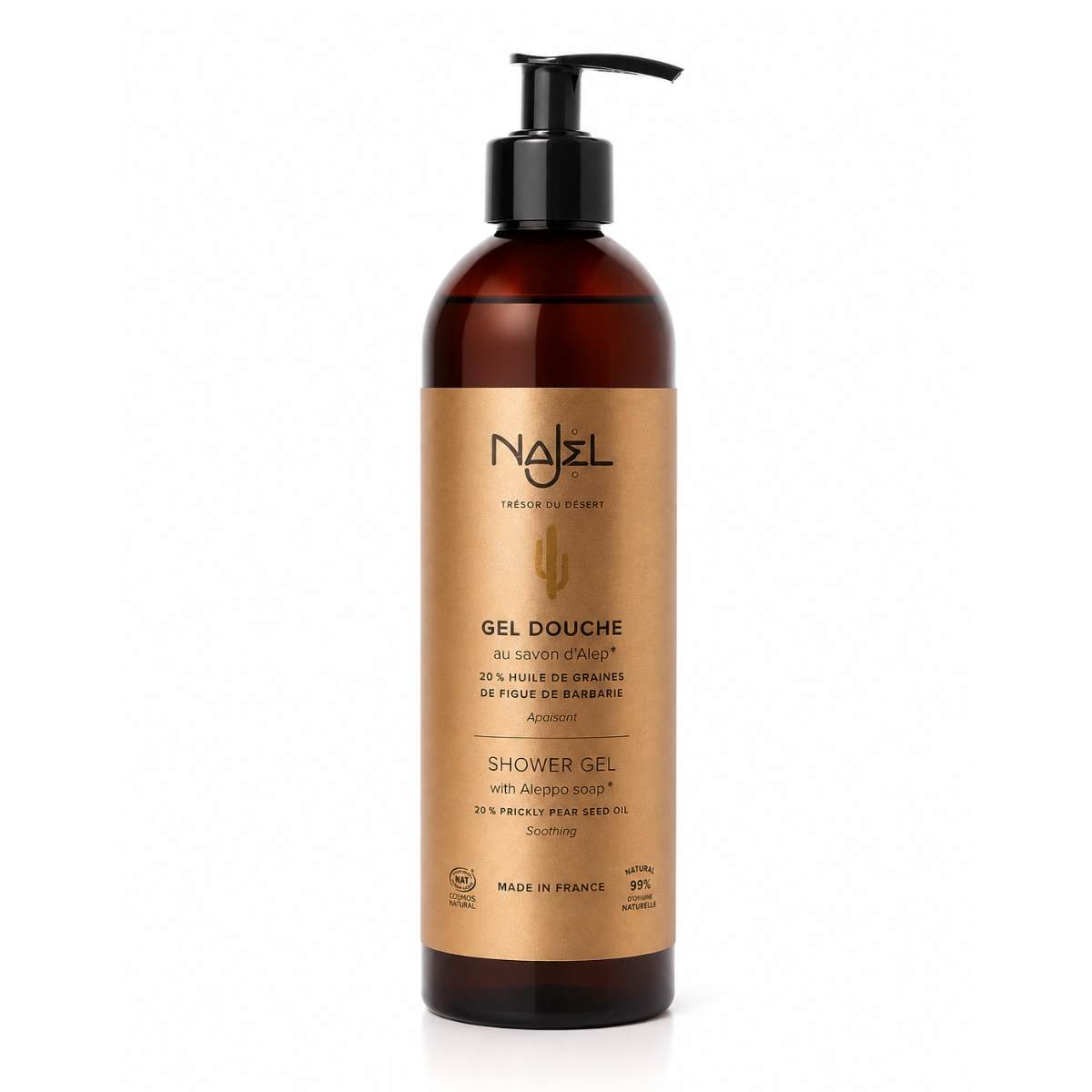 Gel douche Huile de figues de Barbarie - Najel