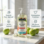 Gel Lavant Mains Pomme Coslys bio 97,5% naturel avec bénéfices et ingrédients naturels