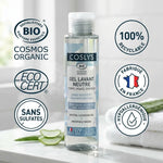Gel lavant neutre bio Coslys 100ml certifié avec badges écocert et sans sulfates