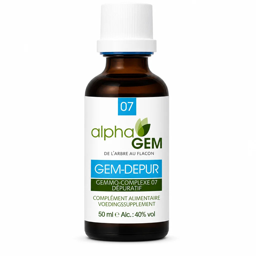 Flacon Alphagem GEM-DEPUR 07 Gemmo-complexe Dépuratif Bio 50ml