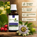 Gemmo-complexe Sommeil Bio GEM-NOCTE Alphagem avec tilleul, aubépine et passiflore