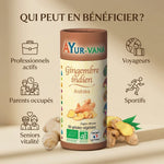Gingembre indien bio Ayurvana en gélules - bénéfices pour actifs, parents, seniors et sportifs