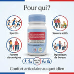 Glucosamine Chondroïtine MSM gélules confort articulaire sportifs seniors parents travailleurs
