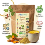 Guduchi poudre bio Ayurvana - Tinospora cordifolia 100% biologique certifiée