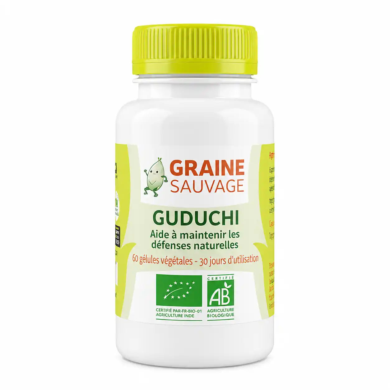 Guduchi bio en gélules Graine Sauvage, complément alimentaire vegan naturel