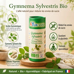 Gymnema Sylvestris bio Ayur-Vana en gélules végétales avec acides gymnémiques pour réduire les envies de sucre