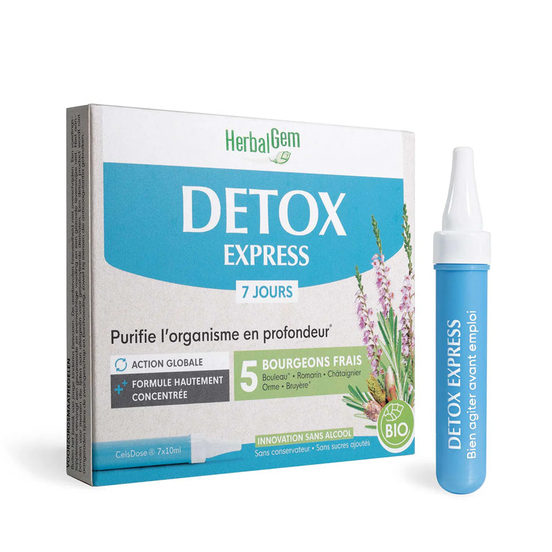 Detox Express monodose Bio et vegan - HerbalGem