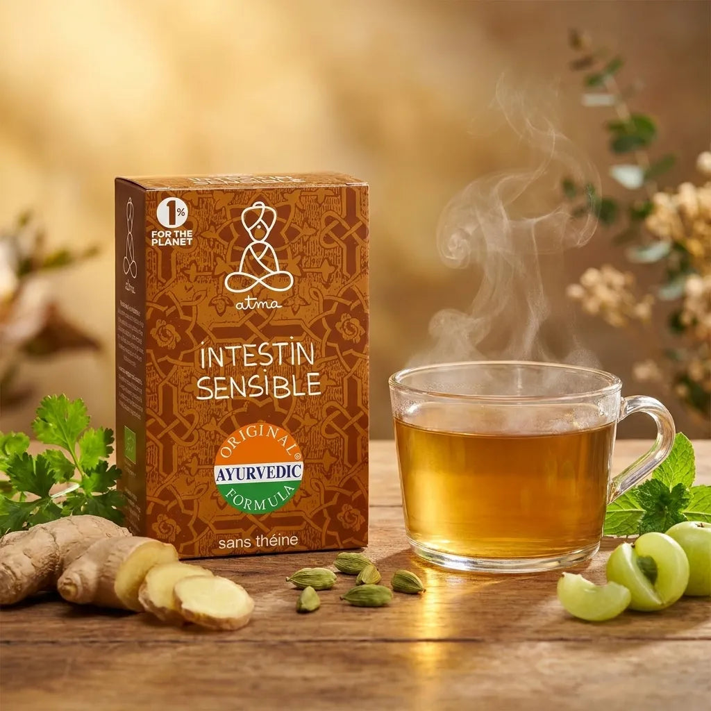 Hima Paka Bio Intestin Sensible Atma thé tisane digestive avec ingrédients naturels