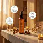 Huile d'Argan bio Najel certifiée avec noix d'argan, vitamine E naturelle et acides gras