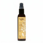 Flacon d'huile de Jojoba certifiée bio Najel sur fond blanc, produit de beauté naturel
