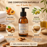 Florame Huile de Massage Bio Base Neutre avec ingrédients biologiques - abricot, olive, amande, sésame