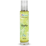 Huile de massage Kapha bio Ayurvana en flacon de 100ml sur fond blanc