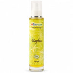 Huile de massage Kapha bio Ayurvana 100ml flacon spray blanc fond blanc