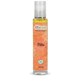 Huile de massage Pitta bio Ayurvana 100ml en flacon verre sur fond blanc