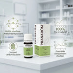 Huile essentielle d'Ail Pranarom pur et naturel avec propriétés cardiovasculaires antioxydantes