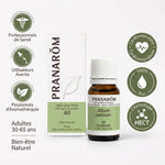 Huile essentielle d'ail Pranarom pure et chémotypée pour la santé cardiovasculaire naturelle