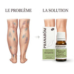 Huile essentielle immortelle Pranarom : solution naturelle jambes lourdes et bleus